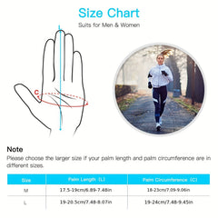 Touch Screen Anti Slip Warm Gloves For Running Cycling Driving