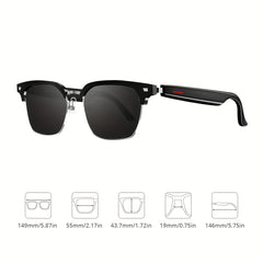 Men's Smart Wireless Glasses Music Calling Sunglasses