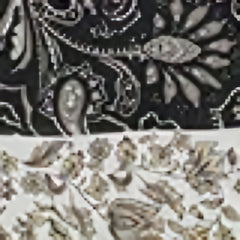 Paisley Print Satin Scarf Large Shawl Bandana Head Wrap