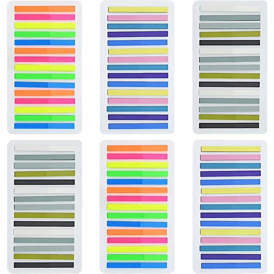 1800 Transparent Sticky Index Labels for Sorting and Organizing