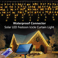 Waterproof Solar Christmas Garland Light String
