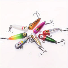 8pcs Sinking Pencil Fishing Lure Mixed Colors Set 1 18inch 2 8g Mini Wobblers