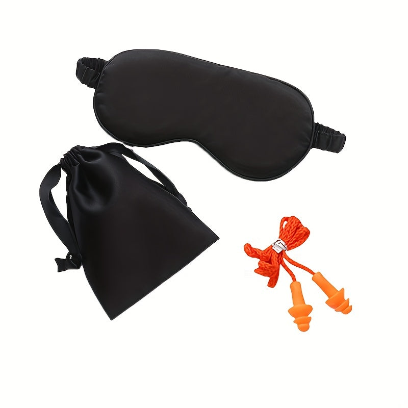 Silky Satin Eye Mask Night Mask Sleep Eyes Cover Soft Patches for Men Women