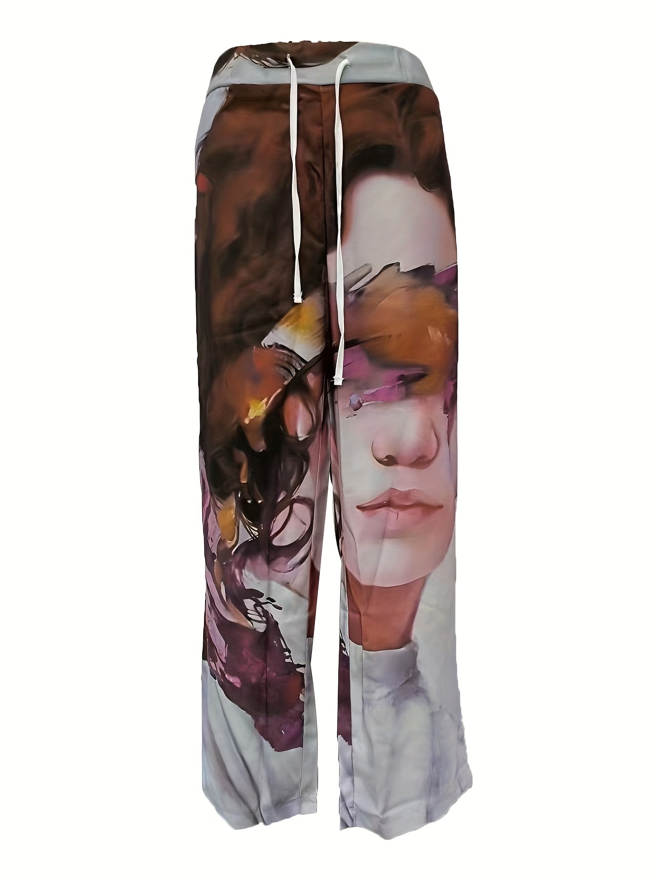 Hippie Straight Pants Men's Loose Baggy Trousers