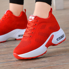 Women's Hidden Heel Breathable Athletic Sneakers