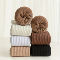 6 Pairs Solid Socks Comfy & Breathable Women's Stockings