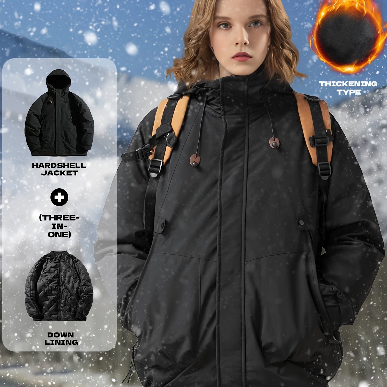 3-in-1 Warm Punch Jacket for Autumn and Winter