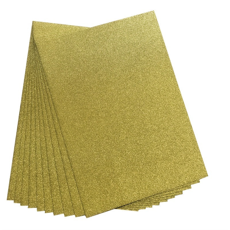 10pcs Glitter Paper Cardstock for DIY Christmas Crafts