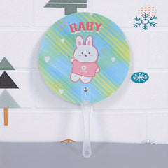 5pcs Cartoon Fan Small Animal Pattern Fan For Kids Girls Women