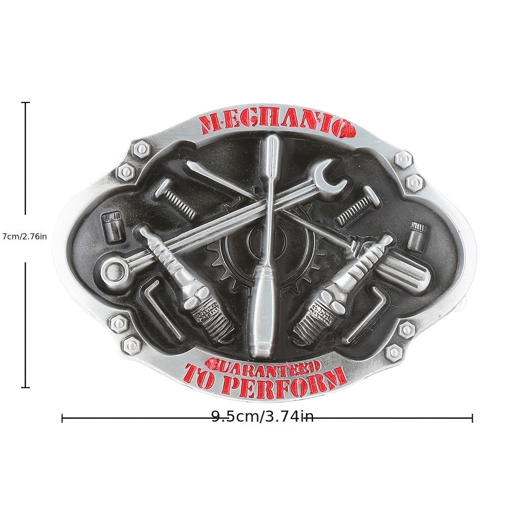 Personality Western Cowboy Men's Repair Tool Belt Buckle