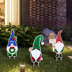 6pcs Christmas Yard Sign Decor Set - Outdoor Holiday Props