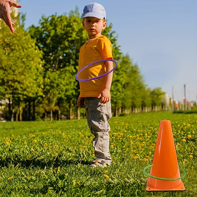 10pcs Speed and Agility Practice Rings for Outdoor Fun