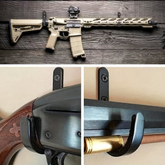 Durable Archery Wall Mount Hooks Soft Padded Stainless Steel Screws