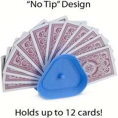 4pcs Triangle Hands Card Holder Set for Comfortable Poker & Board Games