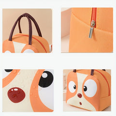 Cartoon Bento Bag Thick Insulated Waterproof Aluminum Film Zipper Storage Bag