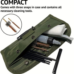 10 Piece Tactical Cleaning Kit 22 223 556 Cartridges Nylon Brush Pouch