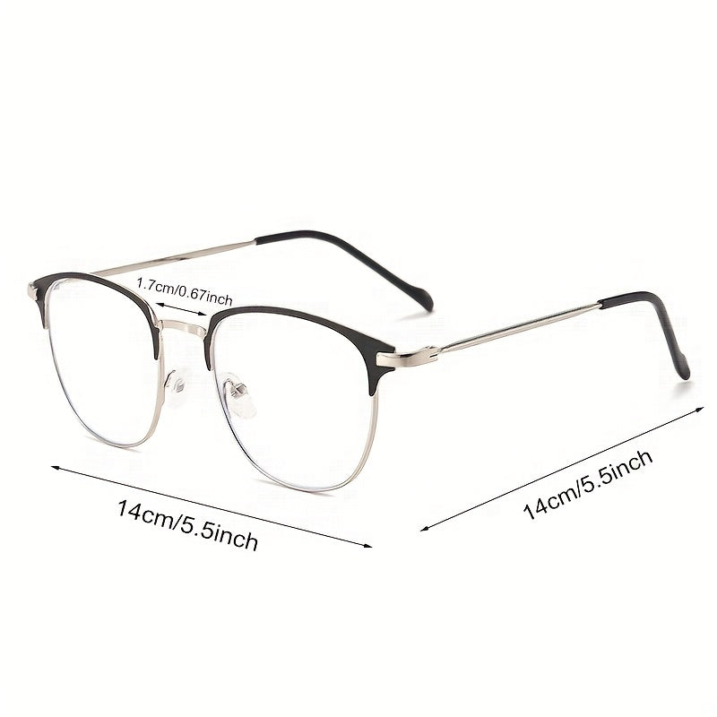 Metal Frame Party Eyeglasses for Men Unisex