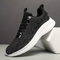 Men's Casual Lace-up Tennis Shoes, Comfortable and Breathable