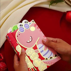 6pcs Year Of The Dragon Red Packet Lucky Money Envelopes