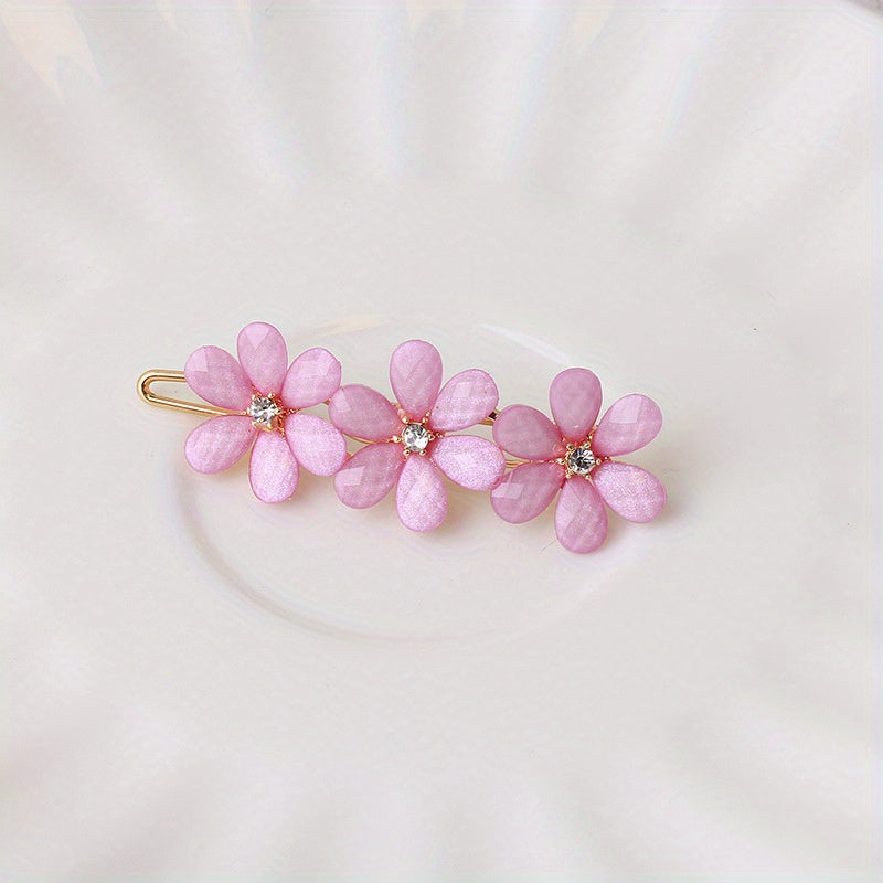 Flower Bobby Pin Back Head Clip Side Clip Bangs Clip Hair Accessories