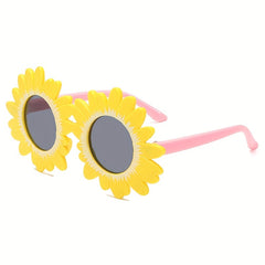 Kids Daisy Frame Sunglasses Sun Protection Accessory