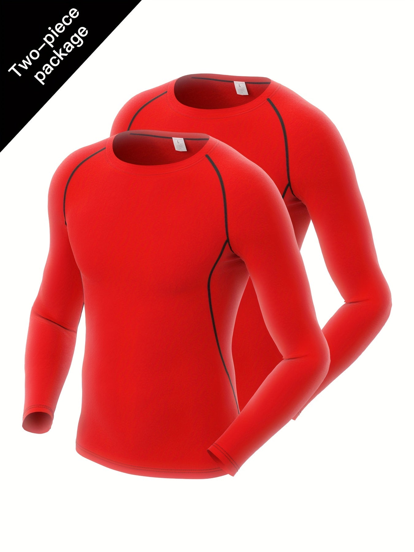 Men's Quick Drying Long Sleeve T-shirts Sweat-absorbing Undershirt