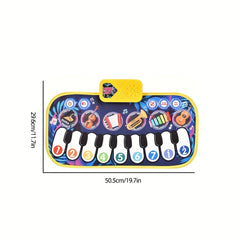 SmartJoy Interactive Music Toy Mat with 6 Instruments & Piano Keys