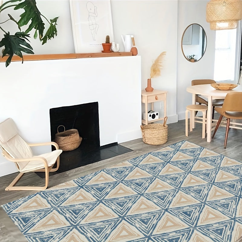 Non-slip Modern Large Carpet for Living Room Bedroom Washable