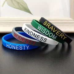 Sporty Style Waterproof Silicone Bracelet for Encouragement