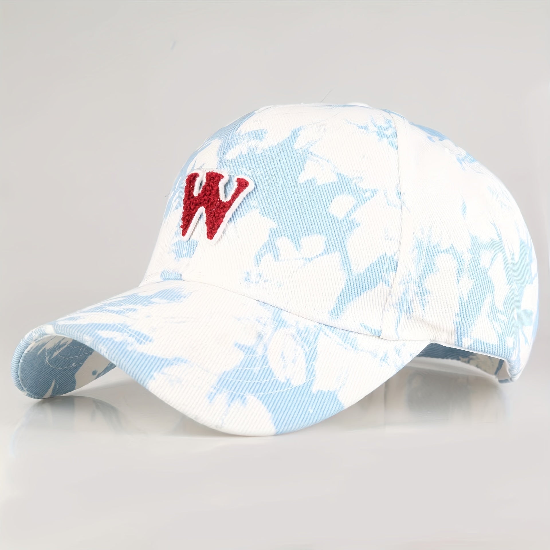 Mature Knitting Chinese Style Tie Dye Baseball Cap for Sunshade Workouts