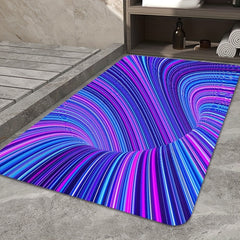 3D Stereo Vision Floor Mat Modern Non Slip Indoor Carpet
