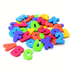 36pcs Baby Bath Toys Letters Numbers Learning Set