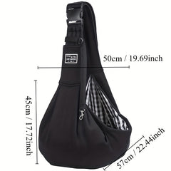 1pc Folding Dog Backpack Portable Breathable Pet Going Out Bag