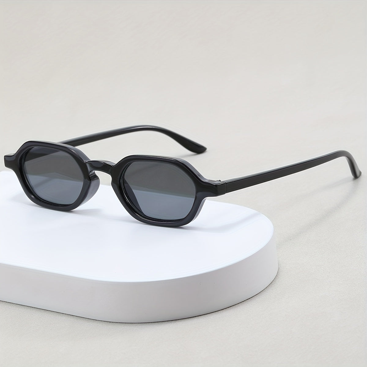 Y2K Geometric Sunglasses HipHop Anti Glare UV400