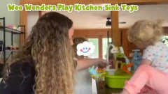 Kids' Playset with Dishwasher & Water Bath Pretend Toy