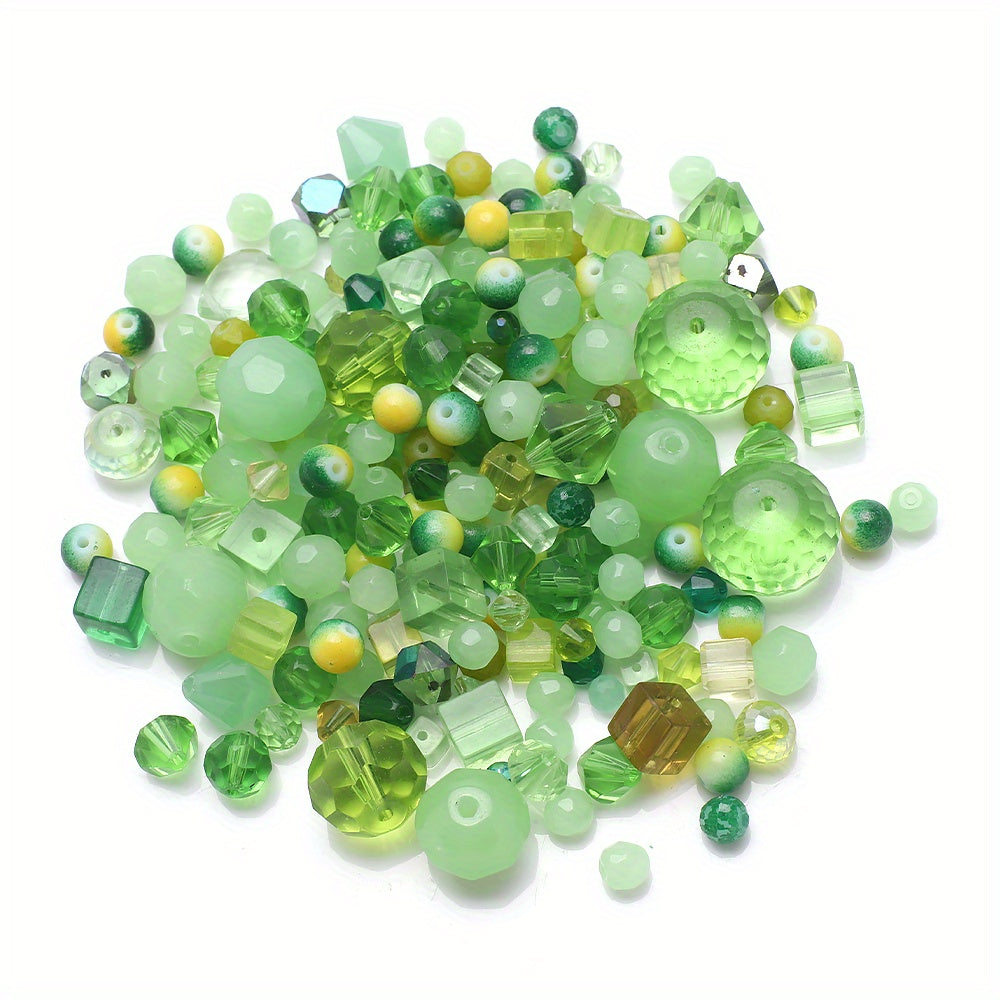 45g Crystal Glass Beads Set - DIY Jewelry Making Accessories