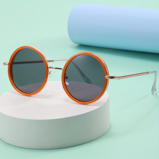 Kids Round Frame Sunglasses UV Protection