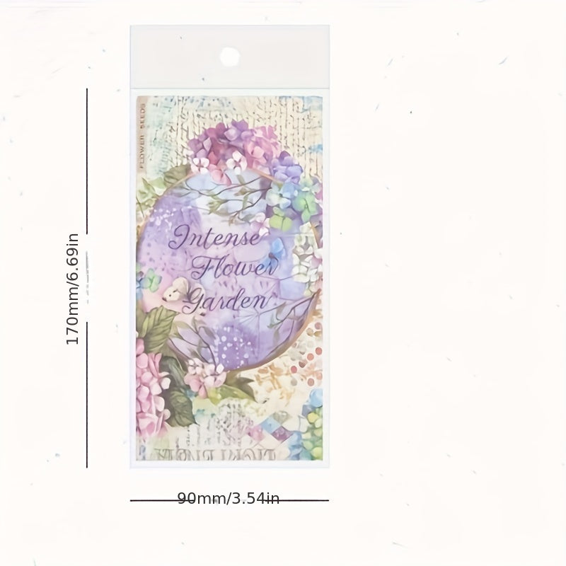 36pcs Flower Garden Series Journal Diary Decoration for Students
