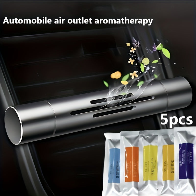 Metal Car Perfume Aromatherapy Stick Clip Ornament