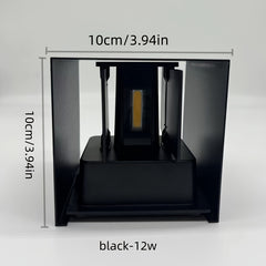 SUNMEIYI 12W LED Wall Light Outdoor Waterproof IP65 Porch Garden Wall Lamp