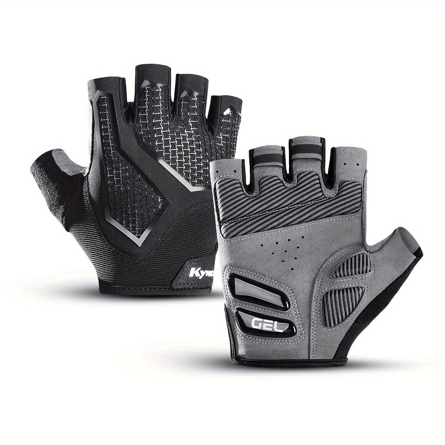 Half Finger Cycling Gloves Liquid Silicone Shock Absorbing