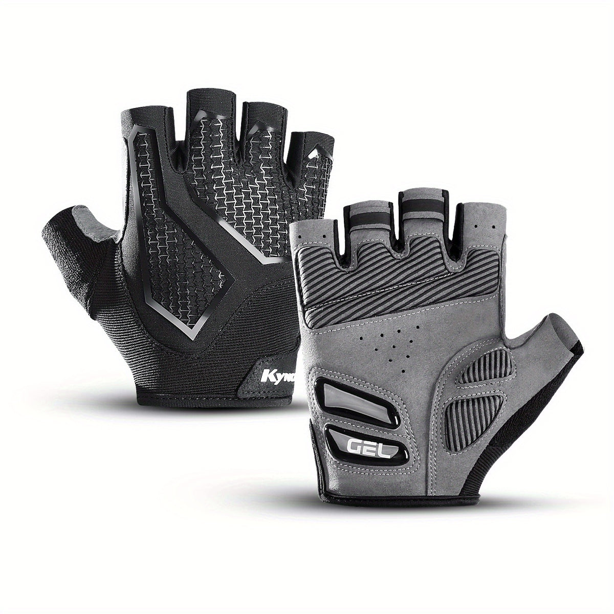 Half Finger Cycling Gloves Liquid Silicone Shock Absorbing