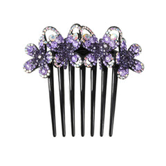 Crystal Butterfly Hair Clips Flower Rhinestone Hair Comb Wedding Hair Accessorie