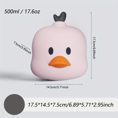 Cartoon Chicken Hot Water Bag Silicone Leakproof Bottle