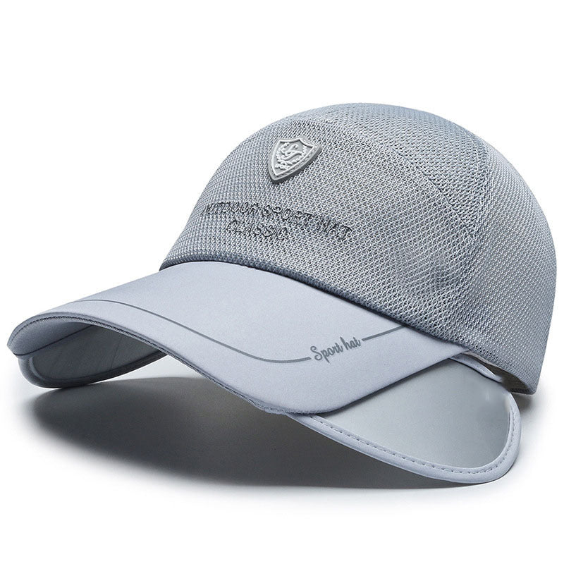 Summer Sunscreen Baseball Cap Mesh Trucker Hat Women Adjustable Sports Hat