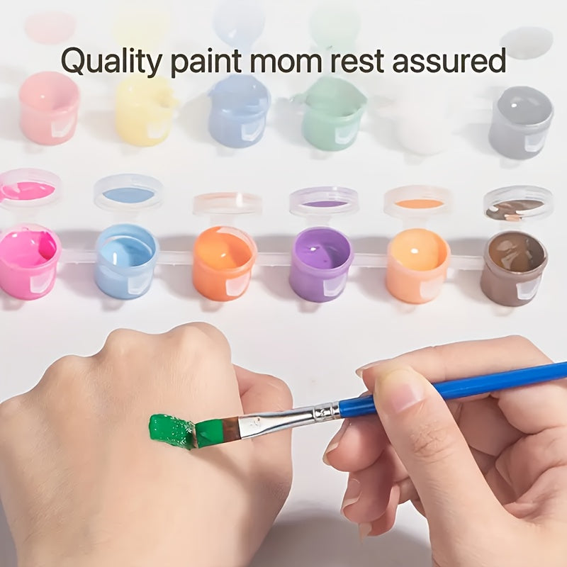 DIY Coloring Dinosaur Toys Set for Kids, Creative Graffiti Model Paintable Toy