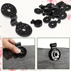 10pcs Net Fixed Clips Sunshade Gardening Net Clips Camping Tent Awning Clamp