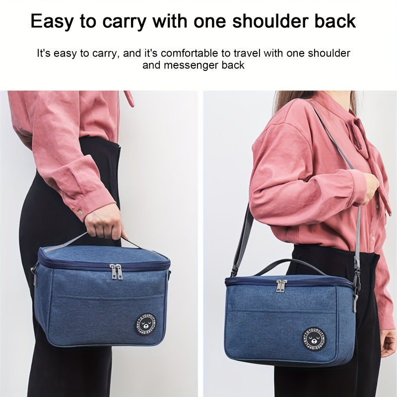 High Capacity Leakproof Lunch Tote Bag for Travel Work School Picnic