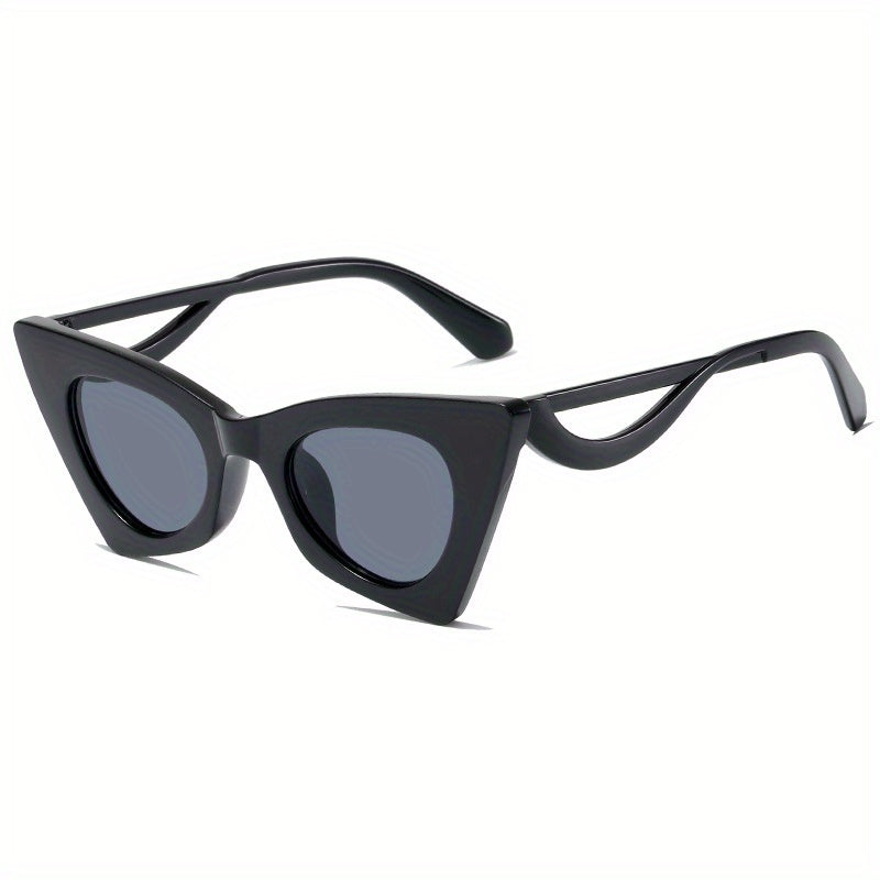 Y2K Cat Eye Sunglasses Men Women Irregular UV400 Sun Shades Glasses