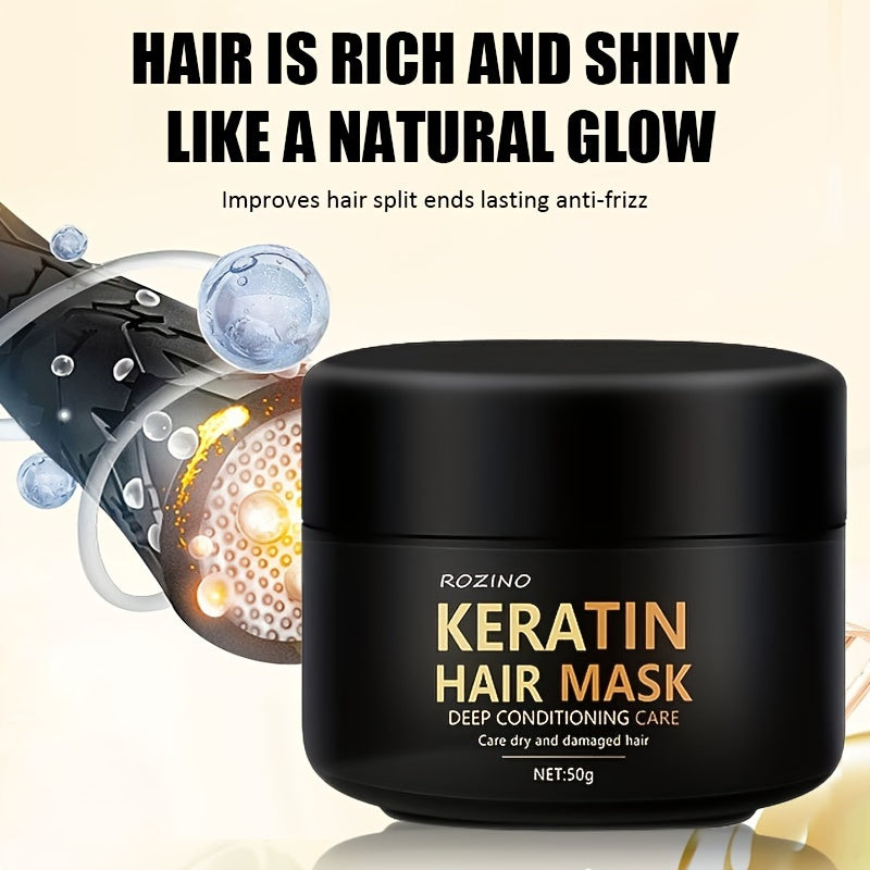 Professional Keratin Hair Mask Deep Conditioner for All Hair Types